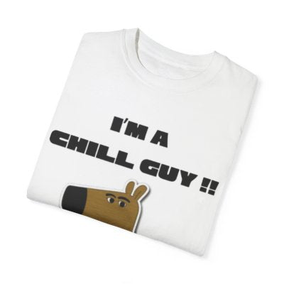 Chill Guy Tshirt for Men (White)